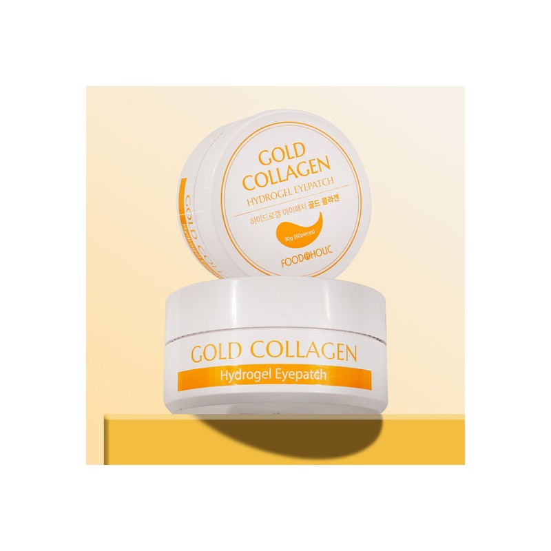 Food Aholic Gold Collagen Hydrogel Eye Patch 90g (60 patches)
