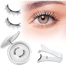 Pestañas Magnéticas riutilizzabili con applicatore, Pestañas Postizas Magneticas de larga duración, Aspecto de Naturales, No requiere pegamento, fácil de colocar (L06, Pestañas Magnéticas)