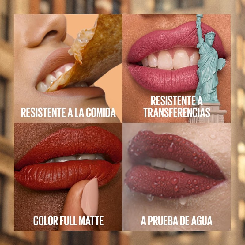Maybelline 5 pack labiales liquidos matte larga duracion superstay matte