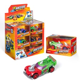 T-RACERS Mix ´N Race – Collection of 12 collectible cars. Each car can be split in two with interchangeable parts and wheels. Collection 2/2