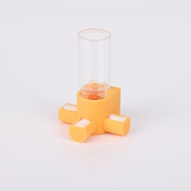 Daerky Jumping Spider Water Dispenser, Magnetic Hanging Feeder,Suitable for Jumping Spiders,Tarantulas, Praying Mantises,Arboreal Animals, and Other Small Animal Enclosure Accessories,5ML (Orange)