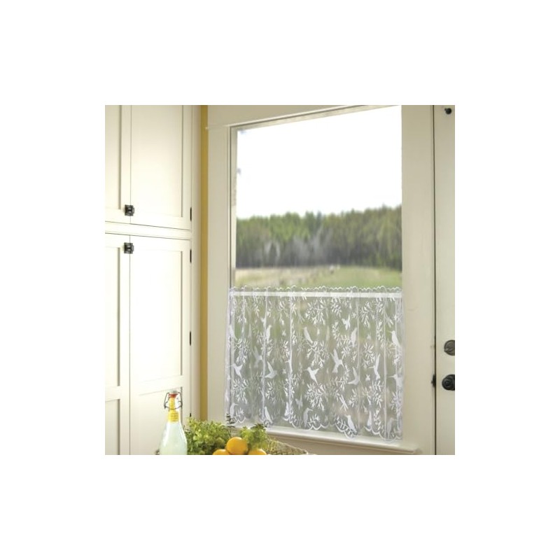 Heritage Lace Hummingbird 60"x24" Tier, White