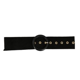 FASHIONGEN - Women's Belt, Waist Belt Made of Italian Leather, Anette, black