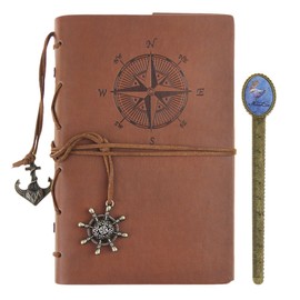 Liying Retro Sketchpad Diary Notebook Softcover DIN A5 Kraft Paper Blank Gift Book Travel Diary