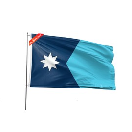 PLAIEI New Minnesota State Flag 3x5FT Double Sided 3 Ply New MN Flag With 2 Brass Grommets For Minnesotans Themed Festival Events Party Decoration Indoor Outdoor