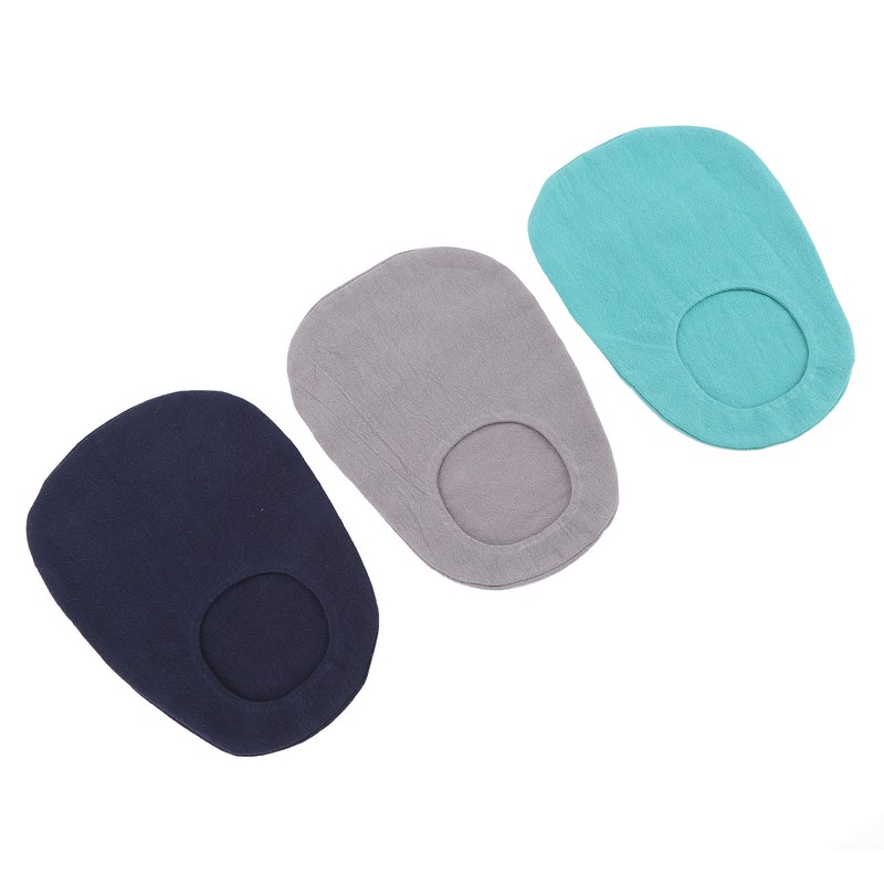 3pcs Ostomy Bag Cover Washable Detachable Dust Proof Mixed Colors