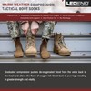 LEGEND Compression Tactical Socks | Warm Weather Mid-Calf Boot Socks