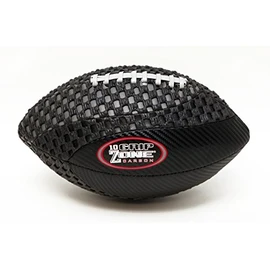 fun gripper Grip Zone (New) 10.5 in Junior Ages 9-12 (10.5" X 6") Black Carbon Fiber Composite Material Design and Tacky Grip Soft Mesh Football, Black & Gray by: Saturnian I P.E. Supplier