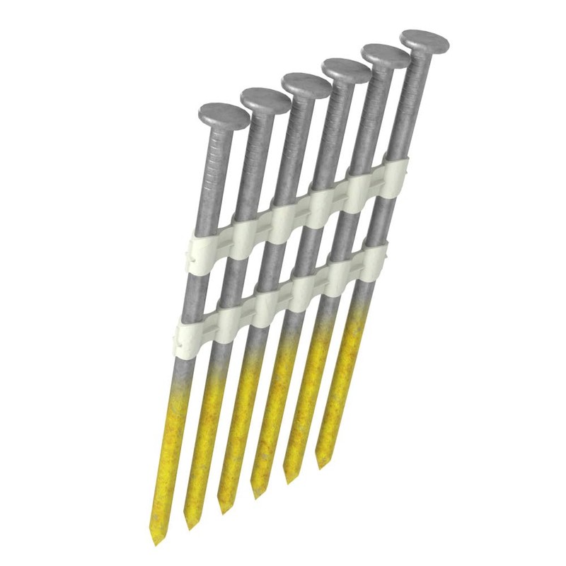 Grip-Rite GR301, 21-degree RH Plastic Strip Collated Fasteners, 3" x