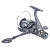 Spinning Reel 5 Bearing 5.1:1 Gear Ratio Dual Brake Fishing