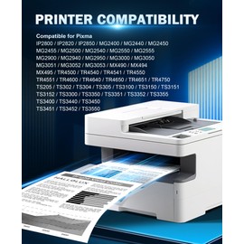 HALLOLUX PG545XL Druckerpatronen Kompatibel für Canon PG 545 XL 545XL Patronen für Canon Pixma iP2850 MX495 TS3150 TS3350 TR4550 TR4551 MG2550S MG2555S MG2950S MG3051(2 Schwarz)