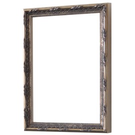 Larson Jules LJC-LJPF22A5 Photo Frame Petit Carre A5 (Medium Format = Inner Dimensions 5.0 x 8.3 inches (152 x 212 mm)), Includes Postcard Inserting Mat (Window Dimensions 3.7 x 5.6 inches (94 x 142 mm), Silver
