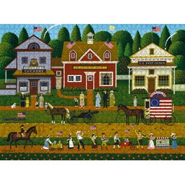 Buffalo Games - Charles Wysocki - Young Patriots - 1000 Piece Puzzle - Challenging Puzzle Perfect for Game Nights - Finished Size is 26.75 x 19.75