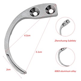 CYXZMYA Magnetic Remover for Goods Security, Magnetic Remover for Anti-Theft, Labels, Protection, Stainless Steel, Very Light, Accessories for Shops & Shops