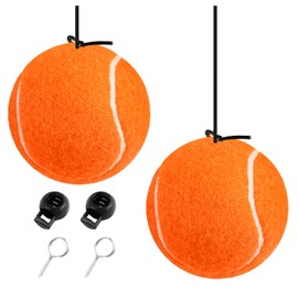 2PCS Garage Parking Aid,Height Adjustable Garage Parking Sensor for Guided Garages Parkings,Fashion Tennis Garages Car Stop Indicator for Avoiding Collisions Cars Accessories (Orange/2PCS)