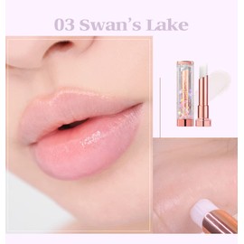 Coringco Shalala Snow Ball Lip Balm (03 Swan Lake) Coringco Shalala Snow Ball Lip Balm #03 | Colored Lip Balm, Lip Gloss, Music Box, Lip Care, Lip Pack, Lip Plaster, Birthday Gift, Sparkling, Gift, Sequins, Snowball