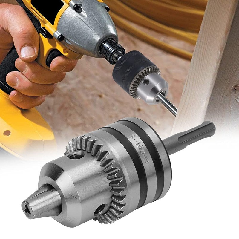 3.0-16 mm 1/2-20UNF Drill Chuck, Key Drill Chuck with Round