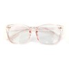 JUSLINK Blue Light Blocking Glasses for Women and Men (Pink)