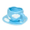 Noviko Cloud - Taza con platillo de cerámica para niñas