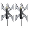 Rvdeaa RV X Chocks Wheel Stabilizer for Travel Trailers, 2