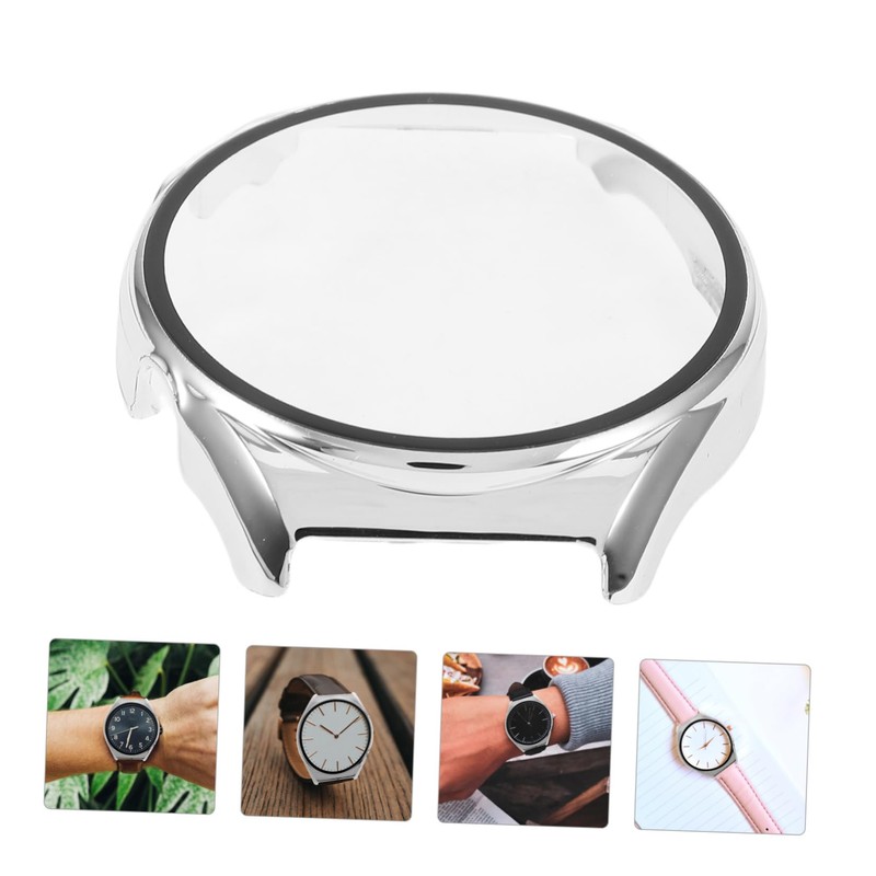 Operitacx Tempered Glass and Case for Watch Integrated Protection with