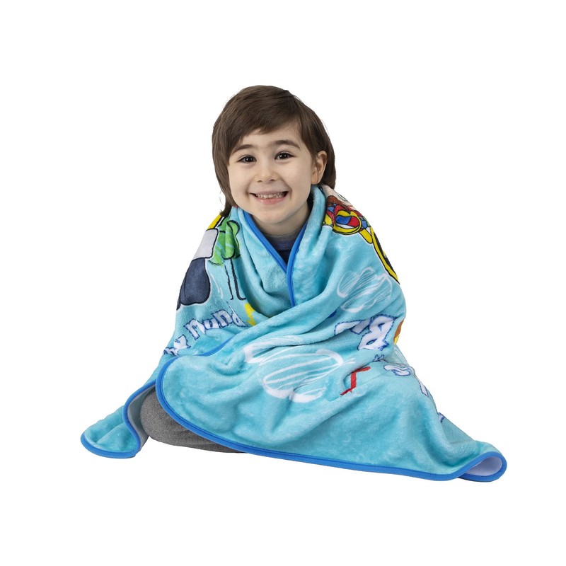 Cocomelon Press-N-Talk Musical Toddler Blanket, Multi-colour