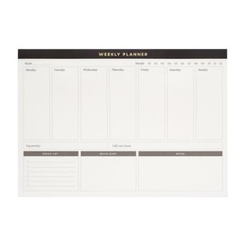 Kokonote Weekly Planner - Basic Studio / 64 Tear Off Pages, A4 Planner, Desk Organiser, Family Planner, Desk Calendar, Organiser Planner, To Do List Book, Weekly Desk Planner/Cute Stationery