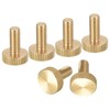 QUARKZMAN M5 x 12 mm Knurled Thumb Screws, 6 Pieces