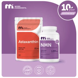 Brooke's NMN & Astaxanthin Supplement Bundle – 120 Capsules & 120 Softgels