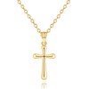 KFERAXSZ Cross Necklace for Women 14K Gold Cross Necklaces for