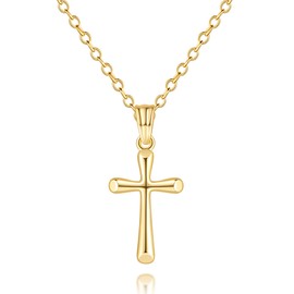 KFERAXSZ Cross Necklace for Women 14K Gold Cross Necklaces for Women
