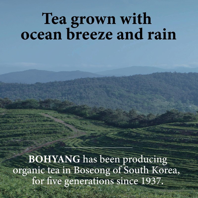 BOHYANG 1937, Organic Blend with Natural Ingredients, Hand-Picked Whole Leaves,