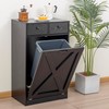 TDLEAYYD 13 Gallons Tilt Out Trash Cabinet, Hidden Trash Can