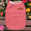 犬服 Tシャツ 夏 綿製 可愛い おしゃれ ストライプシャツ 犬の服 猫服 ペットウェア