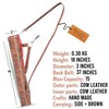 Brown Leather Quiver Traditional Leather Archery Quiver Arrow Holder Waist/Hip
