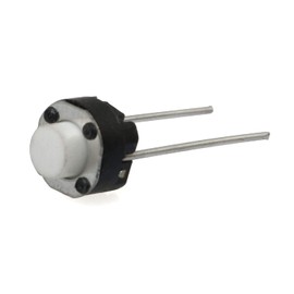 SQXBK Tactile Push Button Switch 10PCS 2 Pin 6x6x5mm DIP Round Micro Switch Tact Switch