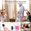 JYX Mini Karaoke Machine for Kids Adults, Portable Bluetooth Speaker