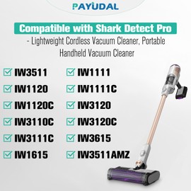 4 Pack IW3511 IW1111 HEPA Filter Replacement Parts For Shark IW3511 IW1120 Detect Pro Lightweight Cordless Stick Vacuum Cleaner. For Shark Detect Pro Auto-Empty System Portable Handheld Attachment Kit