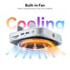 Yottamaster 9 in 1 Mac mini M4 Dock 10Gbps with
