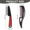 2Pcs Dandruff Comb, Stainless Steel Fine Tooth Comb for Women