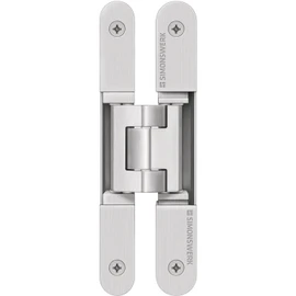 Simon Werk 5 400679 12602 Concealed Door Strap Tectus Te 240 3D N for Blunt Doors, Stainless Steel Effect