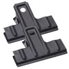2 Pcs Black Large Bull Clips, Bull Hinge Clip Binder