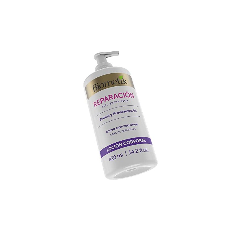 Biometik, Loción Corporal para Rostro y Cuerpo, Ideal para Piel