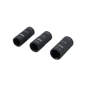 Laser Tools 8214 Double Ended Damaged Wheel Nut Socket Set 3pc
