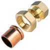 Everflow Supplies CCFU0034-NL 3/4" No Lead Copper Union Fitting with