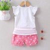 MH-Lucky Conjunto corto de ropa para bebé niña de 2