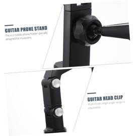 Totority Musical Instrument Phone Holder Guitar Score Bracket Multi-node Versatile Clamp Mount