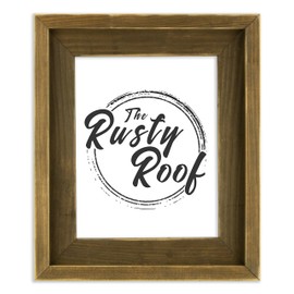 The Rusty Roof-Distressed Farmhouse Saddle Stain-Solid Wood Picture Frame-16x24