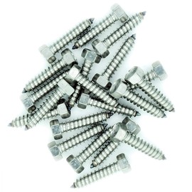 No.12 x 1.3 (5.5mm x 32mm) Hex Self-Tapping Screw - Stainless Steel (A2) (Pack of 20)