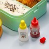 Mini Squeeze Bottles 23ml Small Ketchup Bottle Refillable Plastic Spice